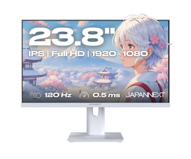 JAPANNEXT Monitor JN-I238FHD120F-HSP-W / 23.8", 1920 x 1080, IPS, 120 Hz, bijela